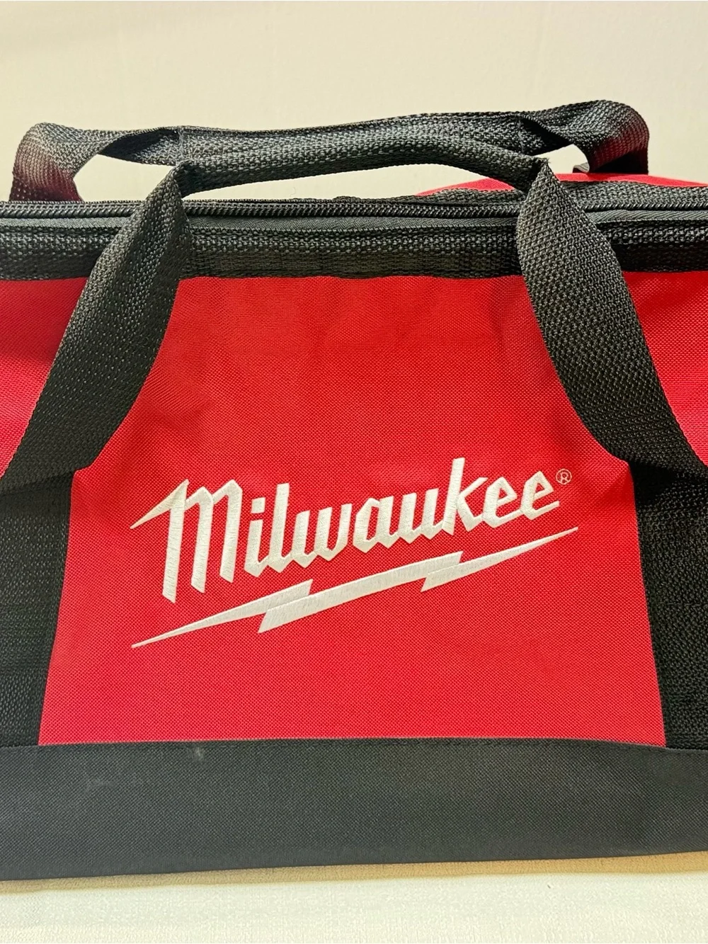 Red and Black Tool Bag Tote